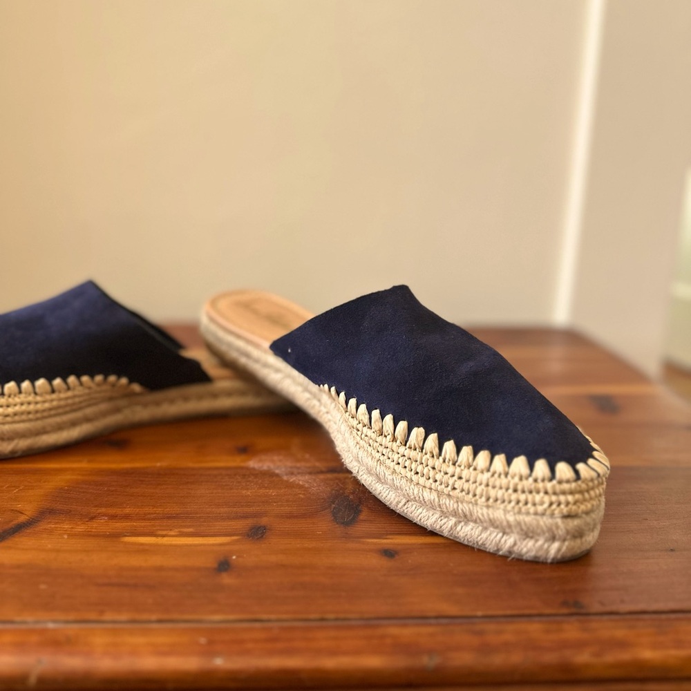Sam Edelman Navy Espadrille Slip-On Shoes